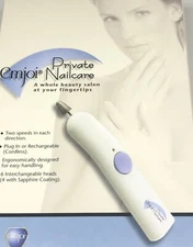 Emjoi AP-60 Private Nailcare Kit for Home Manicure (6 Interchangeable Heads)