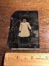 Antique Tintype Victorian Child Civil War Era Photo Photograph