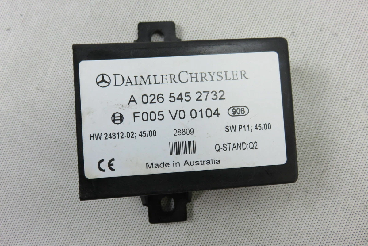 03 Mercedes R230 SL55 SL500 system diagnosis module 0265452732 oem 