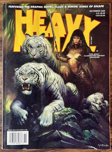 Heavy Metal Vol 29 #5 November 2005 Adult Illustrated Fantasy Magazine - Good ++