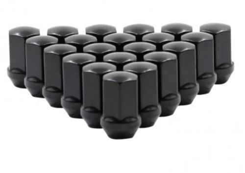 32x DODGE/RAM OEM FACTORY BLACK 9/16-18 WHEEL LUG NUT CONICAL SEAT FIT DODGE/RAM - Picture 1 of 2