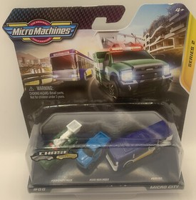 Micro Machines Micro City Chase Combo W/ Rare Bus Series 2
