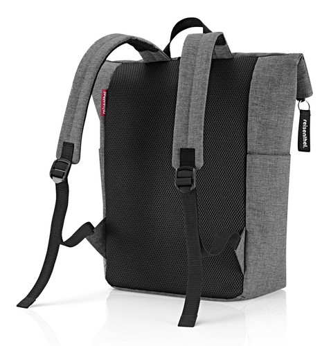 reisenthel Rolltop Backpack Rucksack Tagesrucksack Rucksack Twist Silver grau - Bild 2 von 3