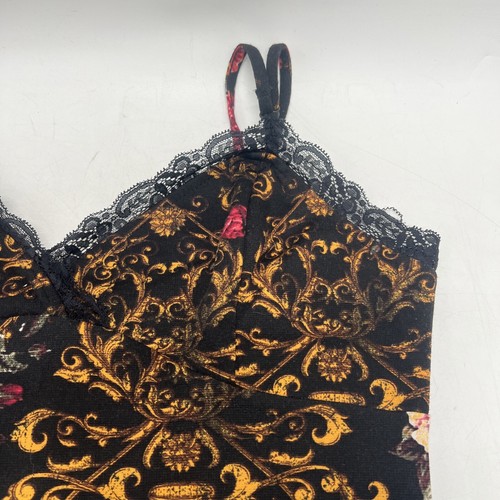 Material Girl Cute & classy dress Black w/ floral pattern! Size XL - Picture 7 of 16