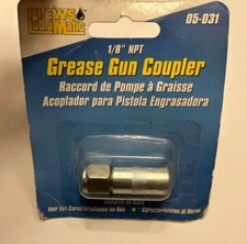 PLEWS LUBRIMATIC 05-031 Grease Gun Coupler 1/8" NPT - New