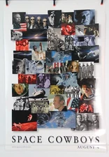 SPACE COWBOYS 2000 Rolled 2-Sided 1-Sheet ADVANCE Poster 27x40 Clint Eastwood