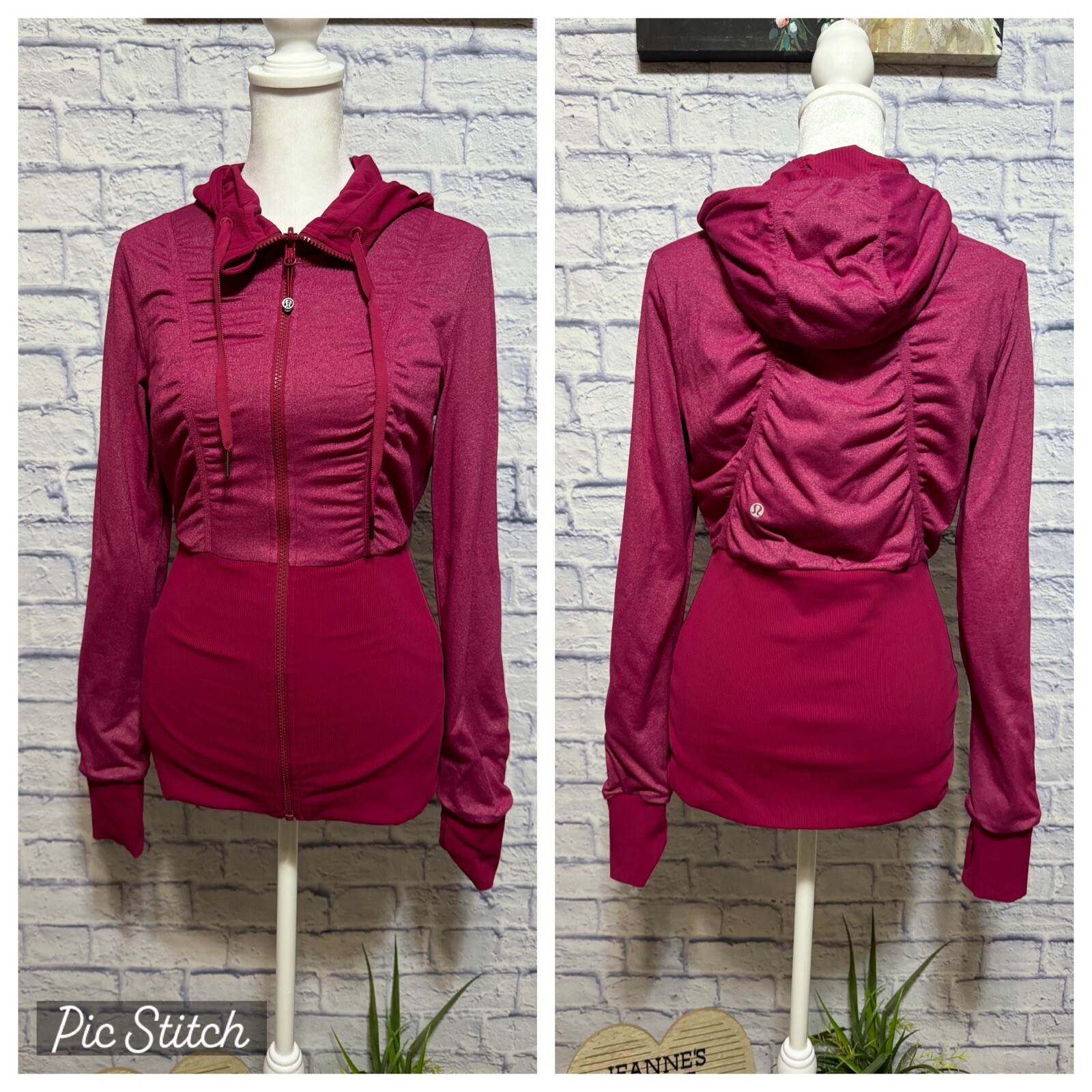 Lululemon Dance Studio Active Hooded Jacket pink … - image 2