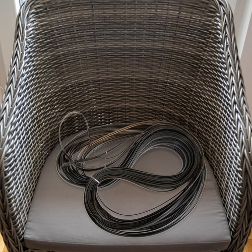 Pe Wicker Repair Brown Baskets for Storage Coffee Polyethylene - Picture 6 of 12