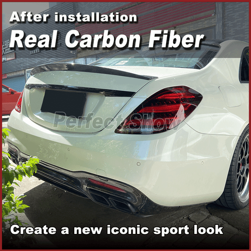 Carbon Heckdiffusor Heck Stoßstangen Diffusor für Mercedes W222 S63 S65AMG 16-18 - Picture 2 of 12