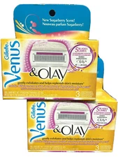 gillette venus & olay 6 refill cartridges sugarberry scent