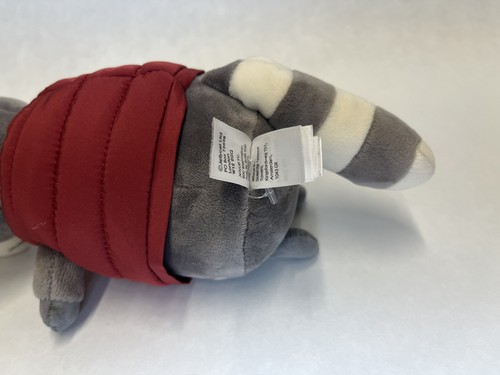 Jellycat Campfire Critter Raccoon HTF Retired Rare Stuffed Plush With Puffy Vest - Picture 11 of 23