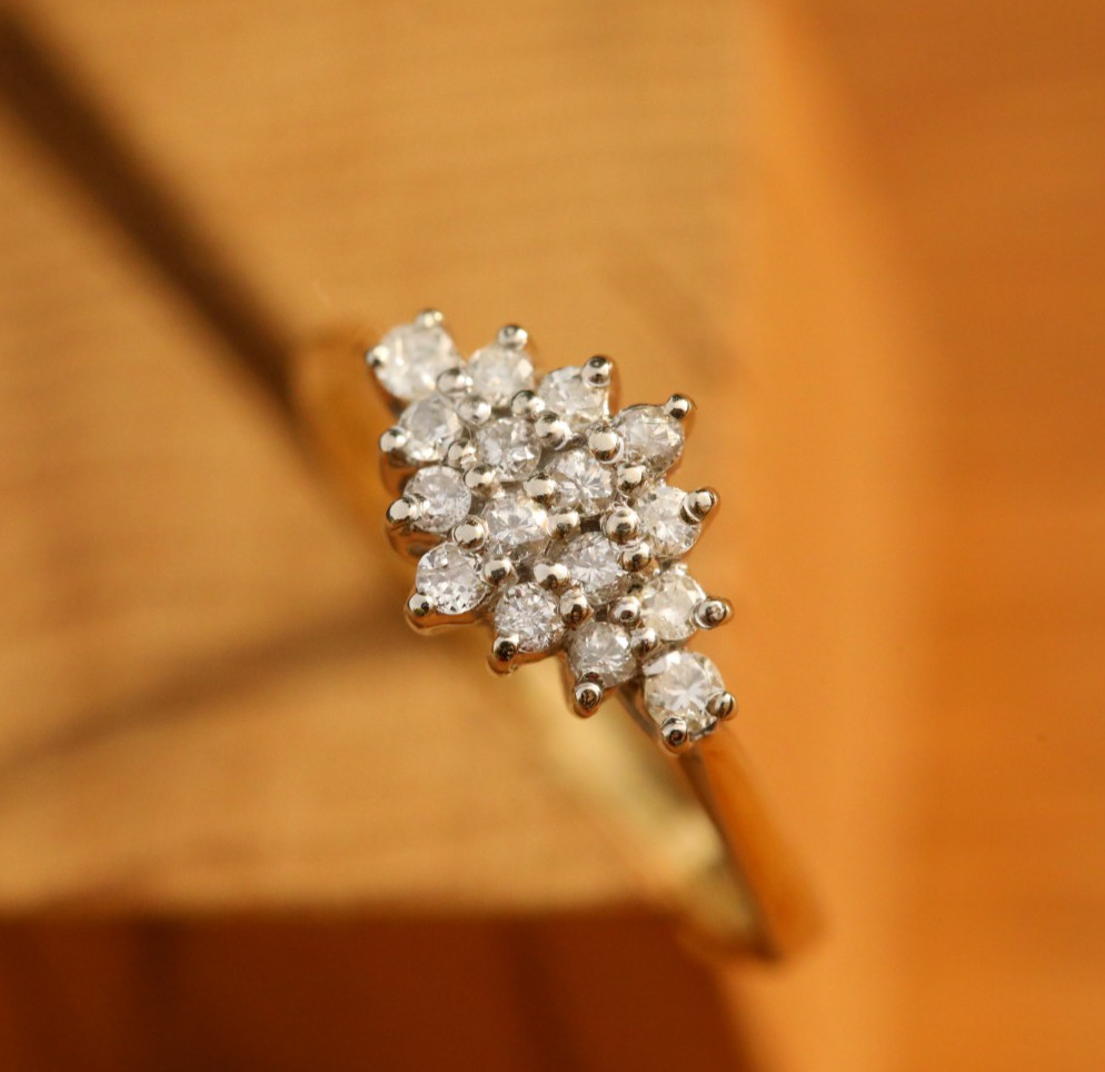 Cluster Diamond Ring