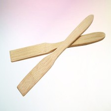  2 PCS Bamboo Cooking Utensils Coffee Stirrers Mixing Stick Wood Sticks