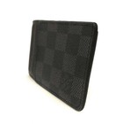 Authentic Louis Vuitton Damier Graphite Neo Porte Cartes Card Case Black — photo 3