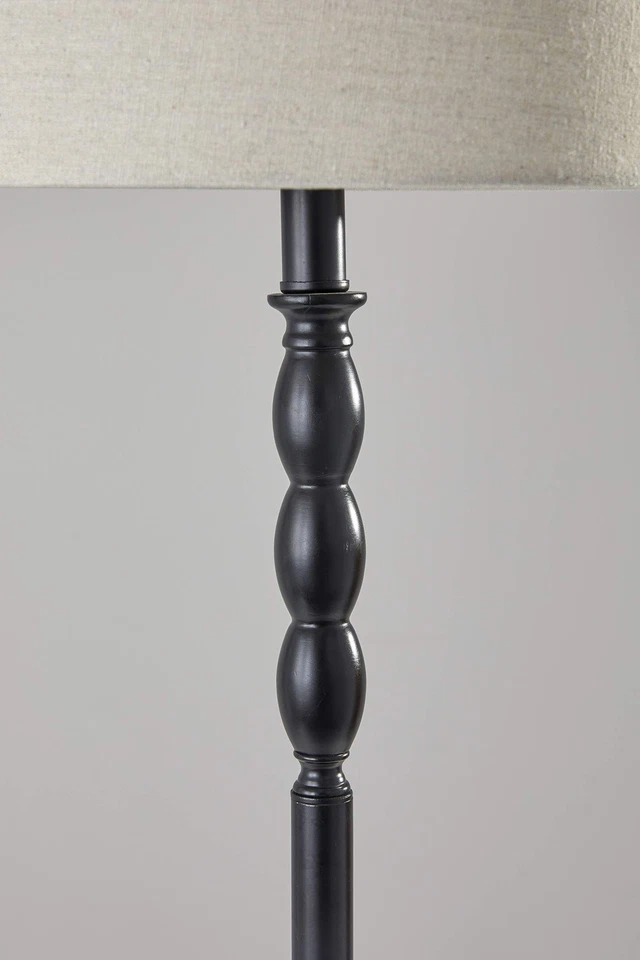 1571-01, lámpara de pie, negra Foto 2 de 4