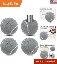 Tennis Balls For Walkers Pre Cut 4pcs Walker Tennis Balls Precut For Seniors,...
