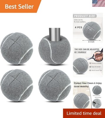 Tennis Balls For Walkers Pre Cut 4pcs Walker Tennis Balls Precut For Seniors,...