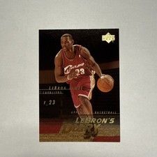 2003-04 Upper Deck - Lebron's Diary LeBron James #LJ14 (RC)