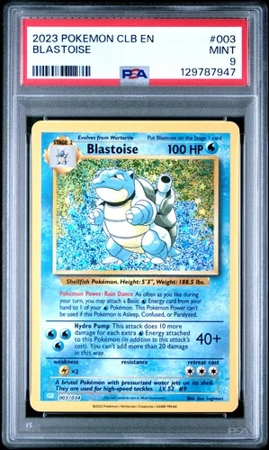 2023 #003 BLASTOISE PSA 9