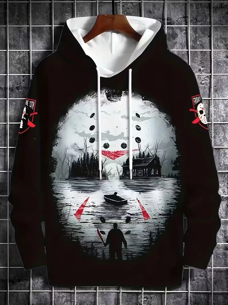 Men's Colorful Sweatshirts Hoodie long sleeve oversized BIG size 5XL
