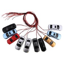 10pcs H0 Model Car Train with Illumination 187 ~ 1100 Scale Random Style
