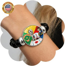 New 2026 World Cup Soccer Bracelet for Women Men Game Day Beaded Stretch Bracele