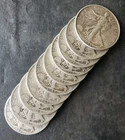 Lot of 10 50c Walking Liberty Silver Half Dollars