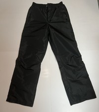 Vintage Sportcaster Women's Snow Ski Winter Pants Large Black Snowboard