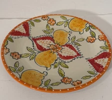 Anthropologie Sliced Persimmon Dinner Plate 10.25”-Retired