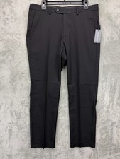 NWT Michael Kors Men's Meyers Pants 34x30 Black Performance Stretch