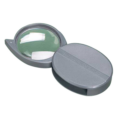 Grey Donegan MP-5 Magni-Pak Single Folding Pocket Magnifier 5x Portable Tool