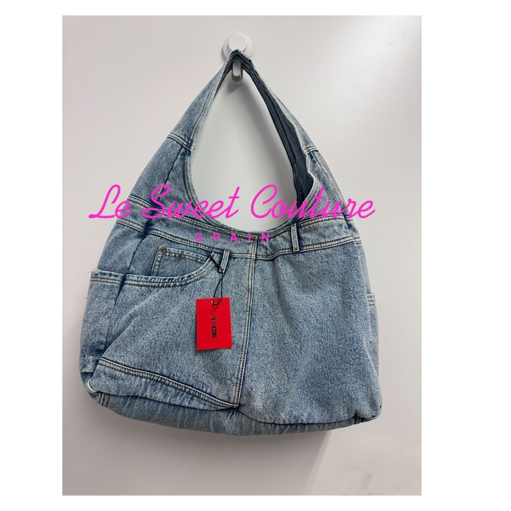 ZARA WOMAN NWT SS26 LIMITED EDITION DENIM MAXI BAG BLUE 6678/710