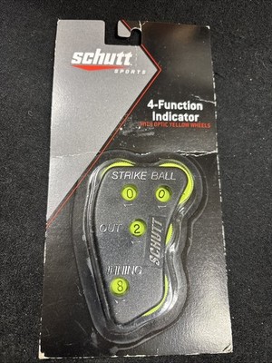 BASEBALL SOFTBALL''3BALL-2STRIKE-2OUT''9INNING FOUR FUNCTION INDICATOR Schutt