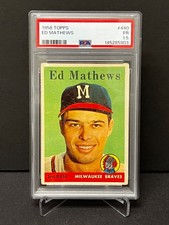 1958 Topps Eddie Mathews #440 PSA 1.5
