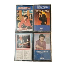 Conway Twitty Cassette Tapes Assorted Lot of 4  Vintage County Music
