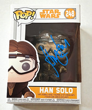 HARRISON FORD SIGNED AUTOGRAPH FUNKO POP HAN SOLO STAR WARS BECKETT BAS D