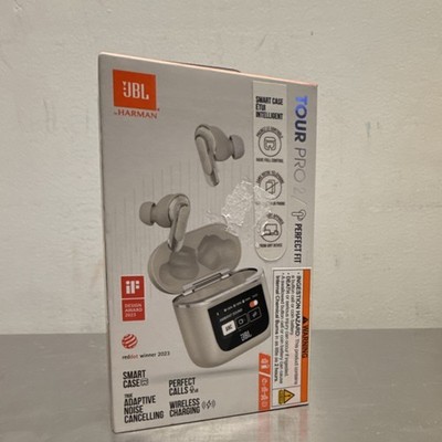 JBL Tour Pro 2 Champagne Wireless Bluetooth Earbuds Adaptive Noise Cancelling