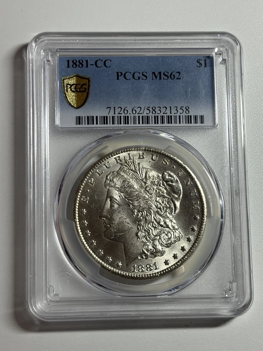 Carson City Grade MS 62 1881 Year Morgan US Dollars (1878-1921