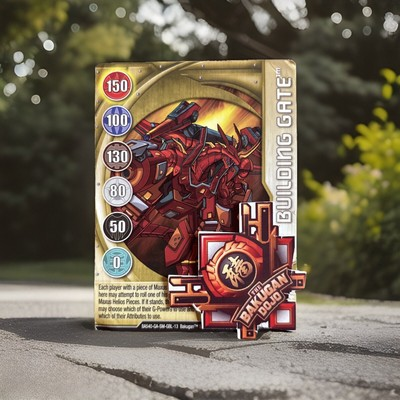 #ad Bakugan New Vestroia Building Gate 🏅 Gold Gate Card Ser# 13 48n Maxus Dragonoid $4.99