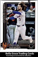 2025 Topps Jesse Winker #629 New York Mets MLB Baseball