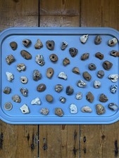 50x Hag Stone Fairy Pagan Witch Protection DIY Crafting Pendant Natural Luck #13