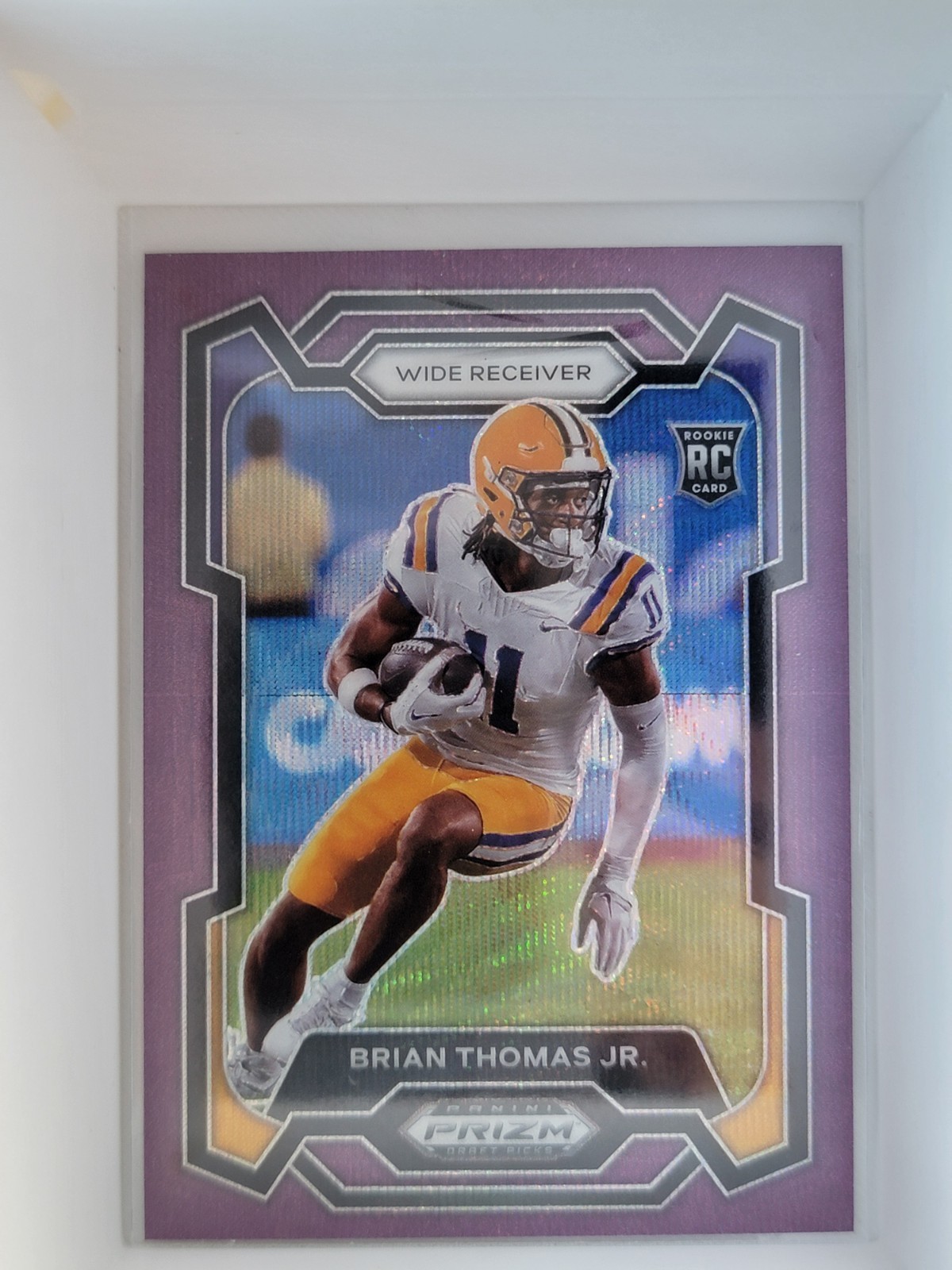 2024 Panini Prizm Draft Picks - Brian Thomas Jr. #118 Purple Wave Prizm (RC)