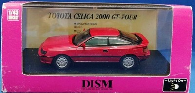 Aoshima Bunka Kyozaisha Dism Red Toyota Celica Gt-Four 1987