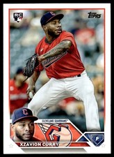 2023 Topps Xzavion Curry Rookie Cleveland Guardians #513