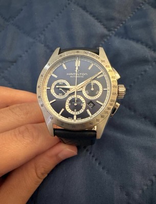 Hamilton Jazzmaster Chronograph H36616640 Swiss Auto Blue Dial