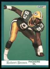 1991 Fleer - Robert Brown #250