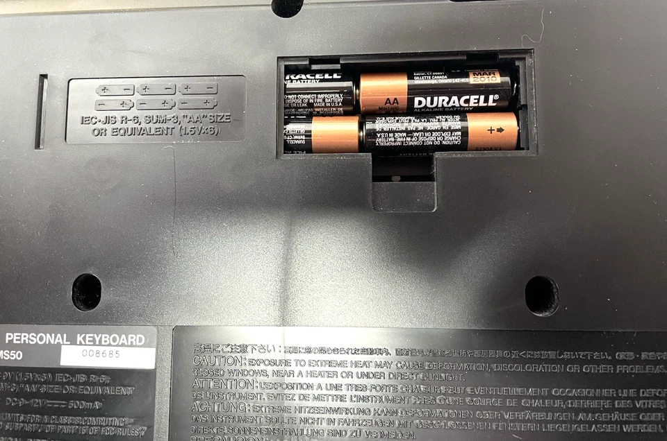 Kawai MS-50 49 teclas PCM Sound Quarity, almohadillas de batería, estéreo, biblioteca de sonido/ritmo Foto 4 de 4