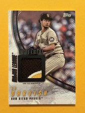 YU DARVISH (05/10) (1:11,167 Packs) (JERSEY PATCH RELIC) Major League Material