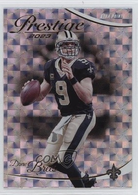 2023 Panini Prestige Xtra Points Hyper Drew Brees #210 HOF e9p