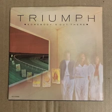 Triumph, 45 rpm, Promo, VG+, Somebody's Out There, MCA-52898